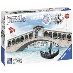 Ravensburger. Пазл карт. 3D 216 арт.12518 "Мост Риальто в Венеции"