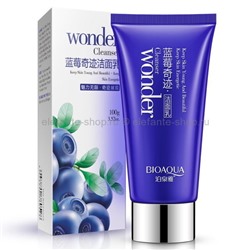 ПЕНКА ДЛЯ УМЫВАНИЯ С ЧЕРНИКОЙ BIOAQUA WONDER CLEANSER 100 гр