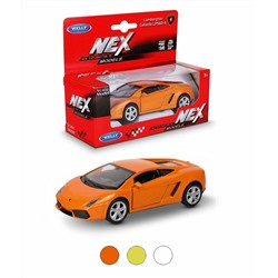 Welly. Машинка 1:38 "Lamborghini Gallardo LP560-4", металл, пруж. мех., цвет в ассорт. арт.43620W