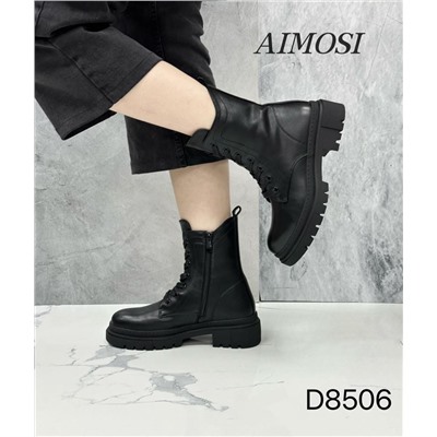 Женские ботинки ОСЕНЬ D8506 черные