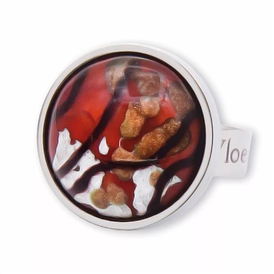 Кольцо из муранского стекла FLORENTINA KO4515