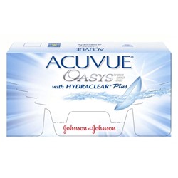 Контактные линзы Acuvue Oasys, -12/8,4, в наборе 24шт