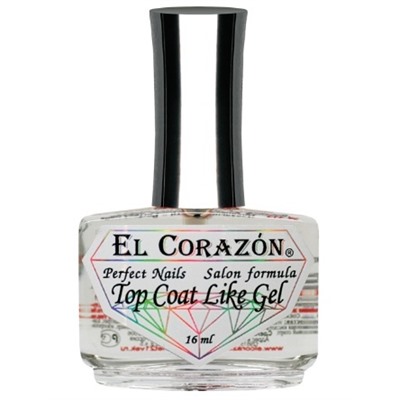 El Corazon лечение 434 Верхнее покрытие "Top Coat Like Gel" 16 мл