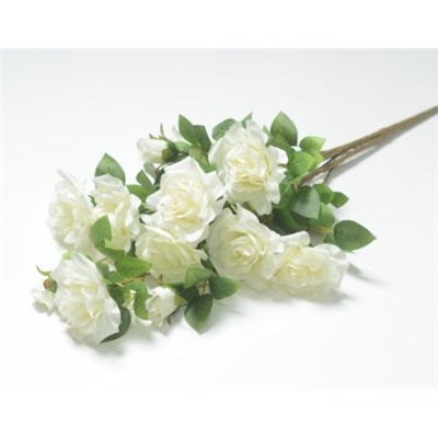 Искусственные цветы, Ветка в букете роза куст 13 веток (1010237)