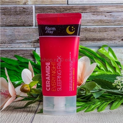 Ночная маска для лица с керамидами Farm Stay Ceramide Every Night Sleeping Pack