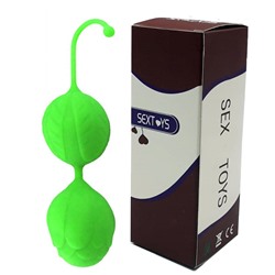 Шарики вагинальные "Kegel balls Green" зеленые