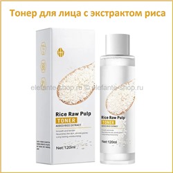 Тонер с экстрактом риса Bioaqua Rice Raw Pulp Toner 120ml (106)