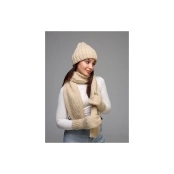 Комплект «Грация new» (шапка+шарф+варежки)