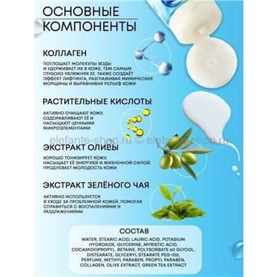 Пенка для умывания с коллагеном Farmstay Collagen Water Full Moist Deep Cleansing Foam 180ml (51)