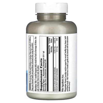 KAL Порошок C, бескислотный, 4200 мг, 8 унций (227 г)