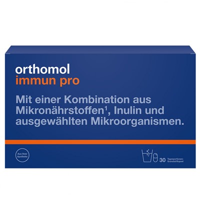 Orthomol Immun pro Granulat Ортомол Иммуно про, для ускоренного восстановления иммунитета, гранулы, 30 шт.