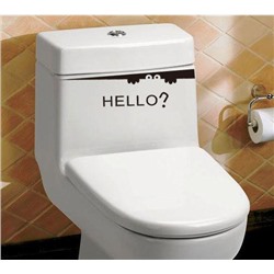 Наклейка в ванную комнату "Привет" 904760