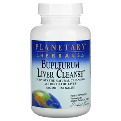 Planetary Herbals Bupleurum Liver Cleanse - 545мг - 150 таблеток - Planetary Herbals