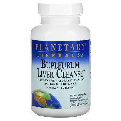 Planetary Herbals Bupleurum Liver Cleanse - 545мг - 150 таблеток - Planetary Herbals