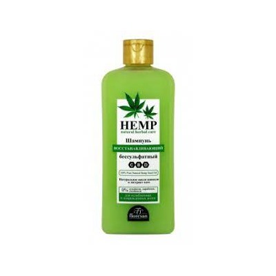 Ф-515 / HEMP Natural Herbal Care Шампунь бессульфатный "Восстанавливающий" (400мл).9