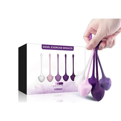 Набор тренажеров Кегеля "VIRGO Kegel Exercise weights" для тренировки мышц влагалища