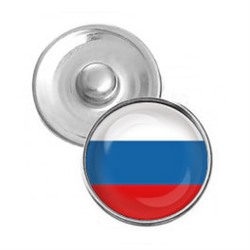 NSK121 Кнопка 18,5мм Флаг России