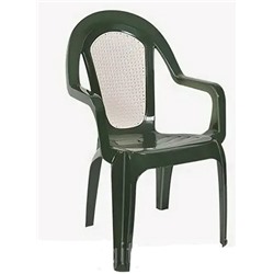Кресло Стар "ДУЭТ" Зеленый-белый (1) шт (7511)