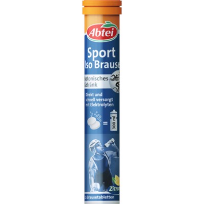 Abtei Sport Iso Brause Растворимые таблетки, 15 шт