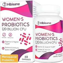 120 Billion CFU Probiotic - Menopause Support Probiotics for Women, 13-in-1 Natural Relief for Menopause, Weight, Hot Flashes, Night Sweats, Mood Swings, Hormone Balance, Immune Health - 60 Caps