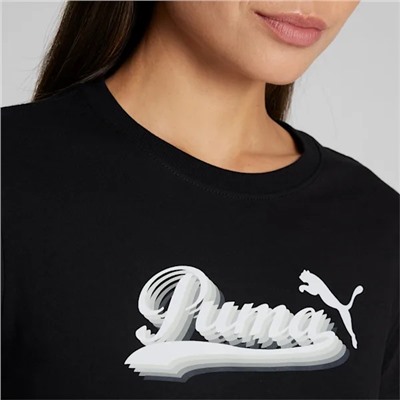 Vintage Script Logo Women's Tee