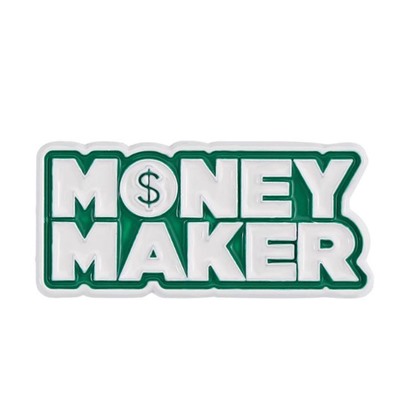 Металлический значок "Money Maker"