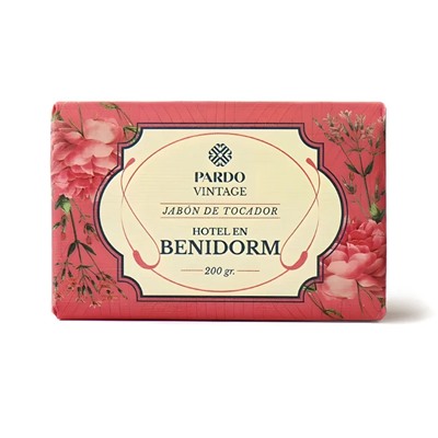 Натуральное мылос ароматом розы и сандала Pardo Vintage Benidorm (отель в Бенидорме) 200 г