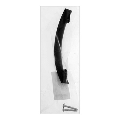 Ручка-скоба С-24, пластик 96 мм, цвет черный глянцевый