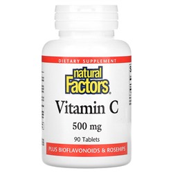Natural Factors Витамин С, 500 мг, 90 таблеток