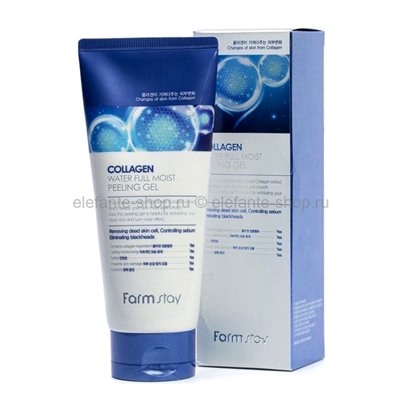 Пилинг-гель Farmstay Collagen Water Full Moist Peeling Gel, 180 мл (51)