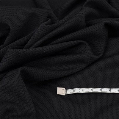 Ткань на отрез ложная сетка 160 см цвет черный