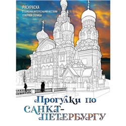 Прогулки по Санкт-Петербургу. Раскраска с самыми интересными местами северной столицы. Низамова Д.В.