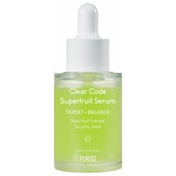 Purito Clear Code Superfruit Serum Себорегулирующая сыворотка с экстрактом нони