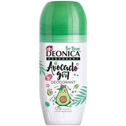 DEONICA Дезодорант ролик (50мл) FOR TEENS Avocado Girl