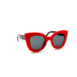 Детские солнцезащитные очки 076 красный черный