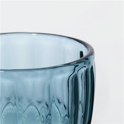 Бокал стеклянный Magistro «Ла-Манш», 250 мл, 8×15,5 см, цвет синий