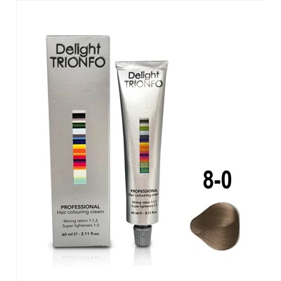 ДТ 8-0 крем-краска стойкая для волос, светло-русый натуральный / Delight TRIONFO 60 мл