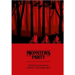 Monsters party. Блокнот для записи очень странных дел (красная обложка)