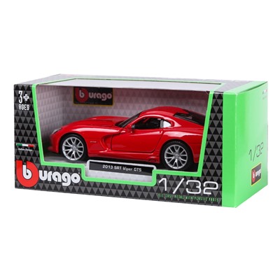 BBurago. Модель "Dodge Viper GTS" 1:32 металл. подв. элем. арт.18-43033