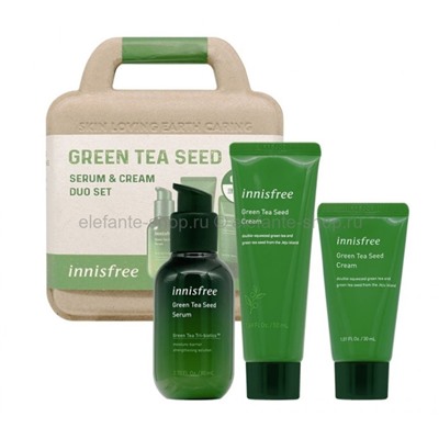 Набор косметики Innisfree Green Tea Seed Serum and Cream Duo Set (51)