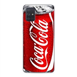 Силиконовый чехол Кока Кола на Samsung Galaxy A71