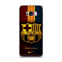 Силиконовый чехол ФК Барселона на Samsung Galaxy S8