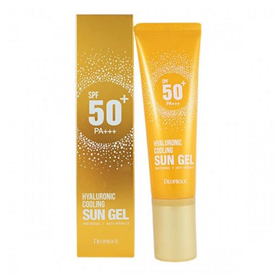 DEOPROCE / Солнцезащитный гель-крем HYALURONIC COOLING SUN GEL SPF50+/PA+++ 50 мл.