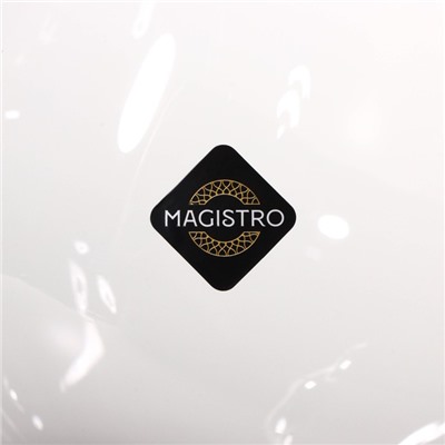 Набор бокалов стеклянных для вина Magistro «Иллюзия», 550 мл, 10×24 см, 2 шт