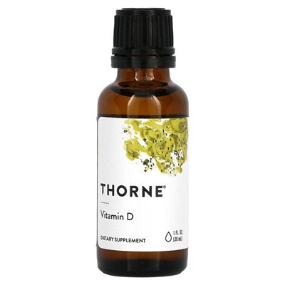 Thorne Витамин D в жидкой форме - 30 мл - Thorne