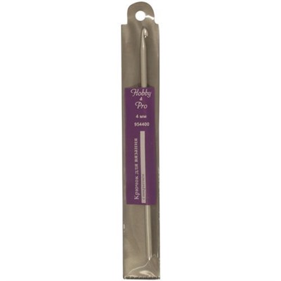 Крючок для вязания с покрытием, 4 мм, Hobby&Pro