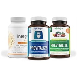 Menokit Bundle | Provitalize, Previtalize and inergyPLUS Bundle - Natural Menopause Probiotic and Prebiotic with a Boost of Energy