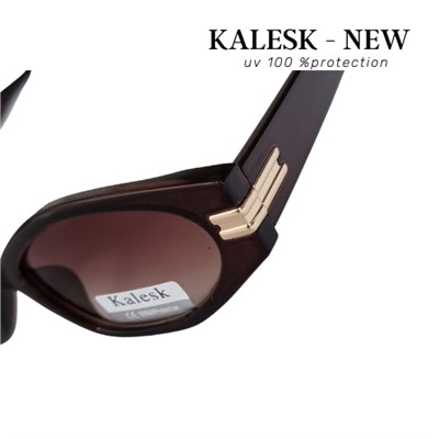 Уценка! Очки солнцезащитные Kalesk, женские, коричневые, 31092А-1052 140, арт.08.0512