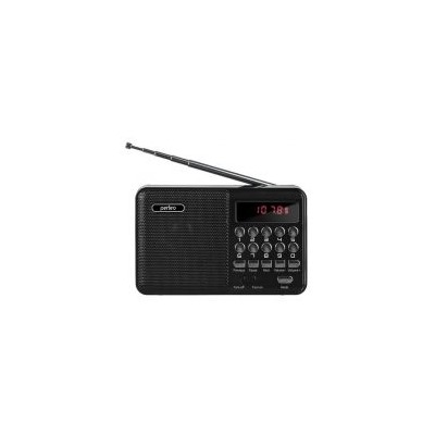 Мини аудио система Perfeo PALM, MP3, FM, акк. 18650, черная (i90-BL) (PF_A4870)
