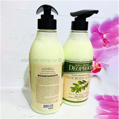 Лосьон для тела с оливой Deoproce Fresh Moisturizing Olive Body Lotion 500ml (78)